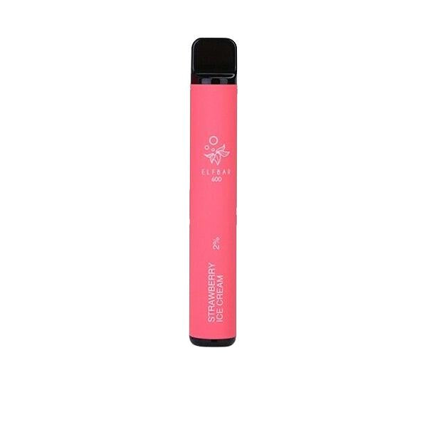 20mg ELF Bar Disposable Vape Pod 600 Puffs
