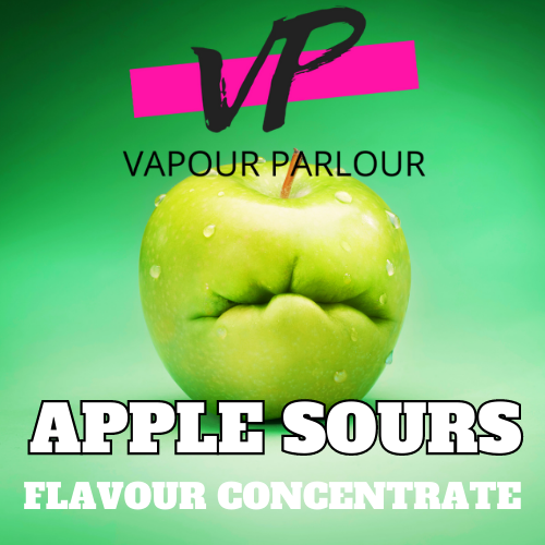 Sour Apple E-liquid Concentrate created at Vapour Parlour