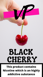 Black Cherry Flavoured E-liquid created by Vapour parlour