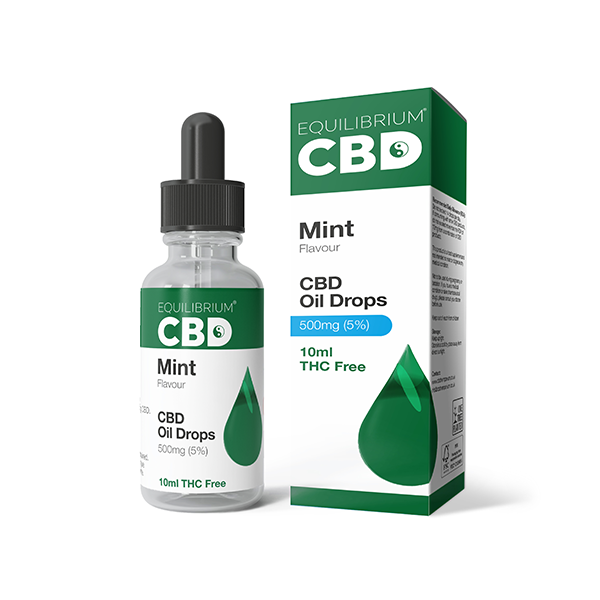 500mg Equilibrium CBD Oil 10ml - Mint Flavour