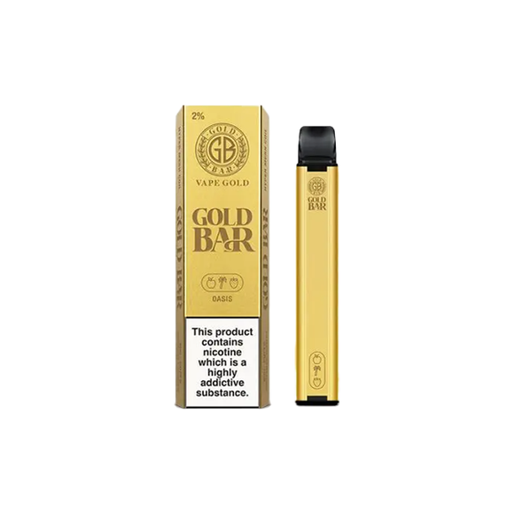20mg Gold Bar Disposable Vape 600 Puffs