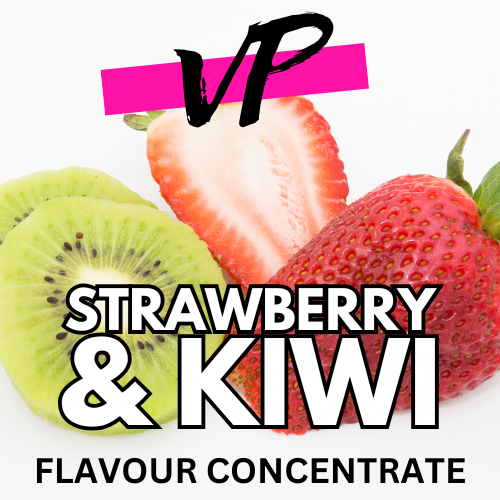 A blend of sweet strawberries and fresh Kiwi's eliquid concentrate 15ml