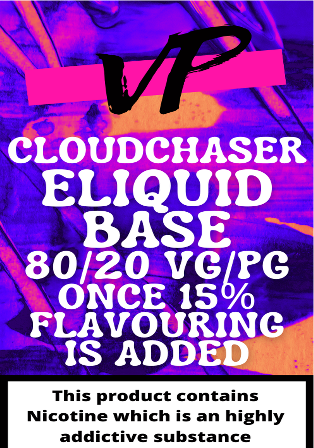 E-Liquid Base 80/20 Cloud chaser 85ml