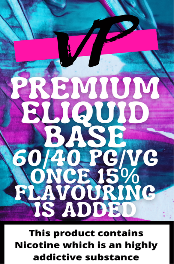 E-LIQUID BASE 85ML PREMIUM 6mg
