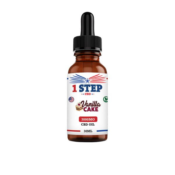 1 Step CBD 3000mg CBD Flavoured Oil 30ml