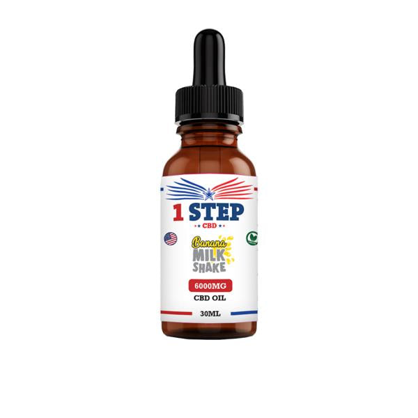 1 Step CBD 6000mg CBD Flavoured Oil 30ml