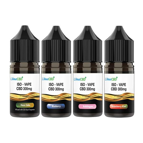 LVWell CBD Iso-Vape 300mg 30ml E-liquid