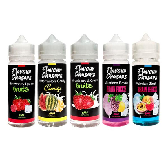 Flavour Chasers 120ml Shortfill 0mg (70VG/30PG)