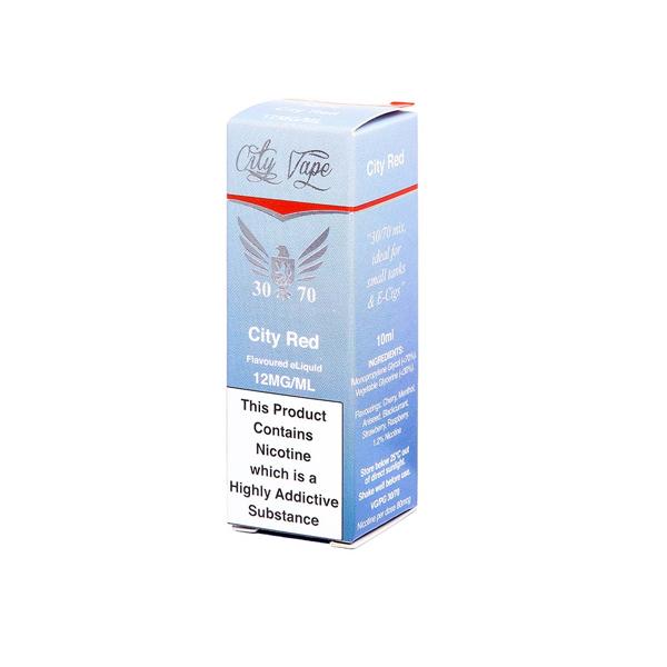 City Vape 18mg 10ml Flavoured E-liquid (30VG/70PG)