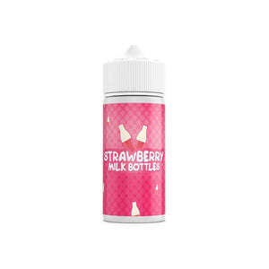 Strawberry Milk Bottles 0mg 100ml Shortfill (70VG-30PG)