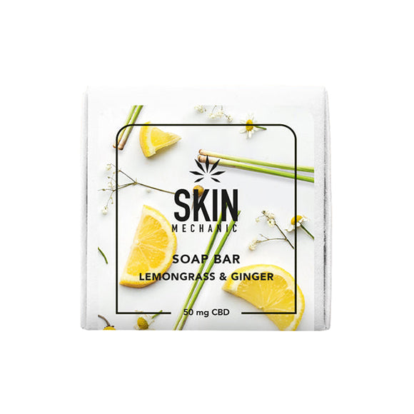 Skin Mechanic 50mg CBD Lemongrass & Ginger Soap 100g (BUY 1 GET 1 FREE)