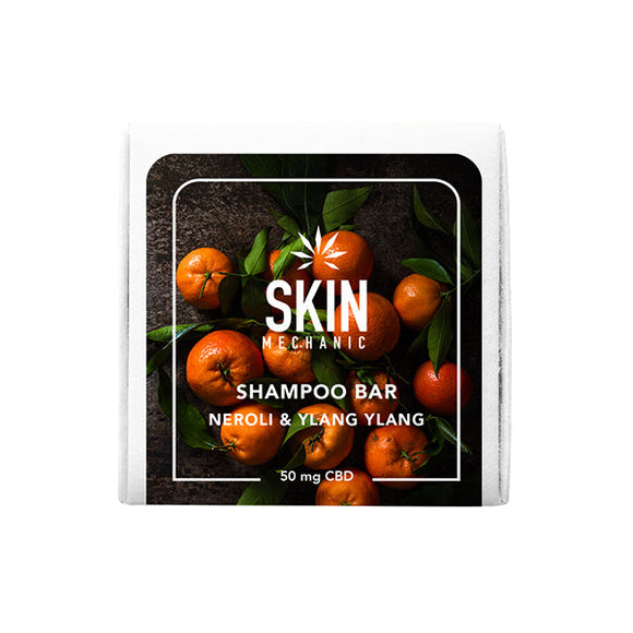 Skin Mechanic 50mg CBD Neroli & Ylang Ylang Shampoo Bar 100g (BUY 1 GET 1 FREE)