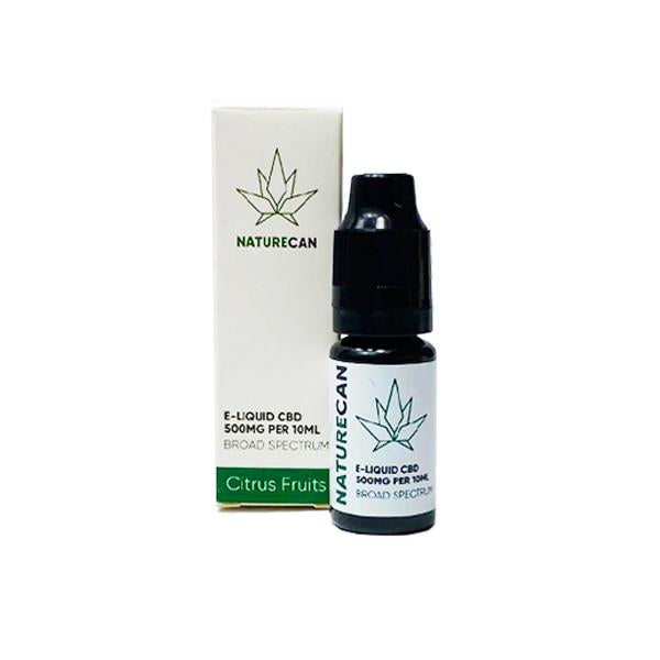 Naturecan 500mg CBD E-Liquid 10ml (80VG/20PG)