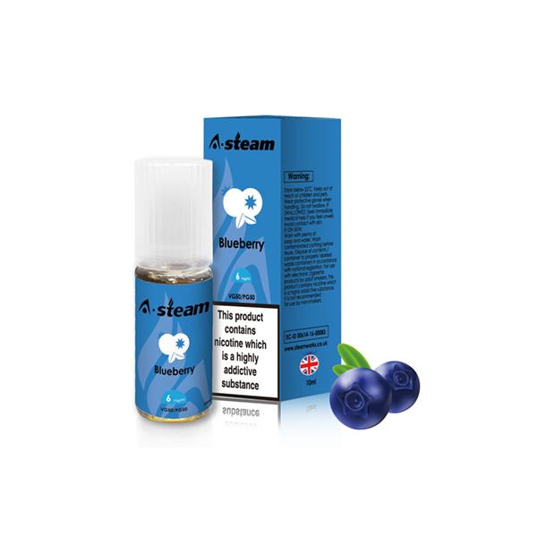 A-Steam Fruit Flavours 3MG 10 x 10ML E-Liquid (50VG/50PG)