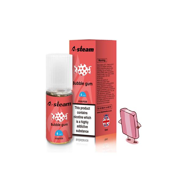 A-Steam Fruit Flavours 3MG 10 x 10ML E-Liquid (50VG/50PG)