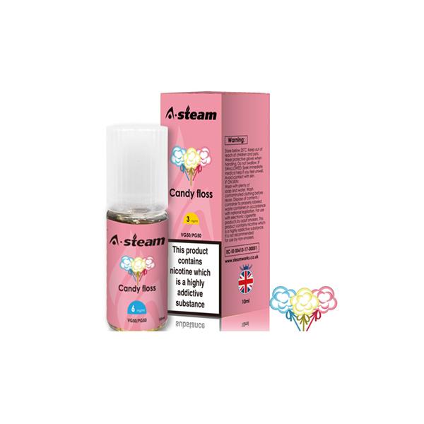 A-Steam Fruit Flavours 3MG 10 x 10ML E-Liquid (50VG/50PG)