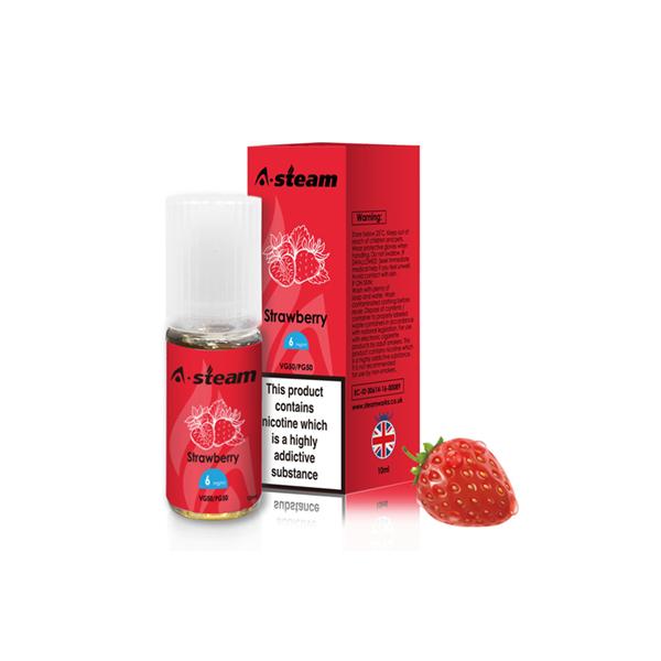 A-Steam Fruit Flavours 3MG 10 x 10ML E-Liquid (50VG/50PG)