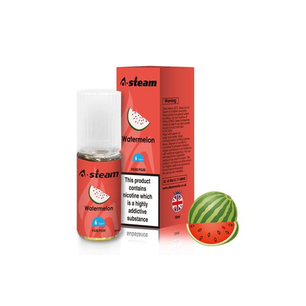 A-Steam Fruit Flavours 3MG 10 x 10ML E-Liquid (50VG/50PG)