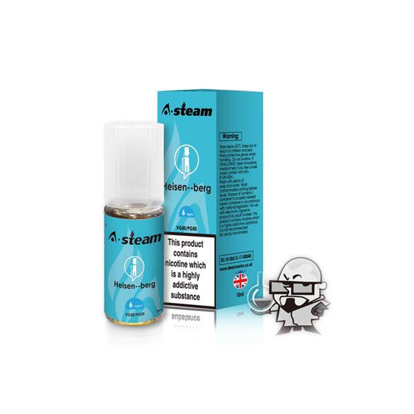 A-Steam Fruit Flavours 18MG 10 x 10ML E-Liquid (50VG/50PG)