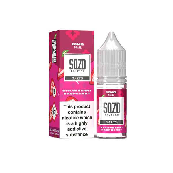 10mg Sqzd Flavoured Nic Salts 10ml  (50VG/50PG)