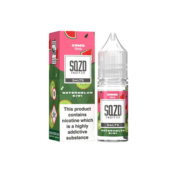 10mg Sqzd Flavoured Nic Salts 10ml  (50VG/50PG)