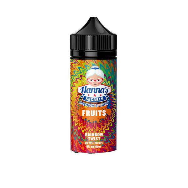 Nanna's Secret Fruits 0MG 100ml Shortfill (70VG/30PG)