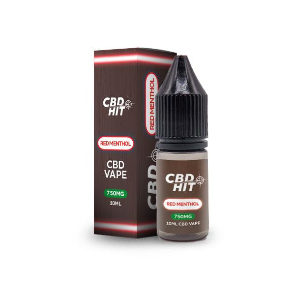 CBD Hit 750mg CBD Vaping Liquid 10ml (70PG/30VG)