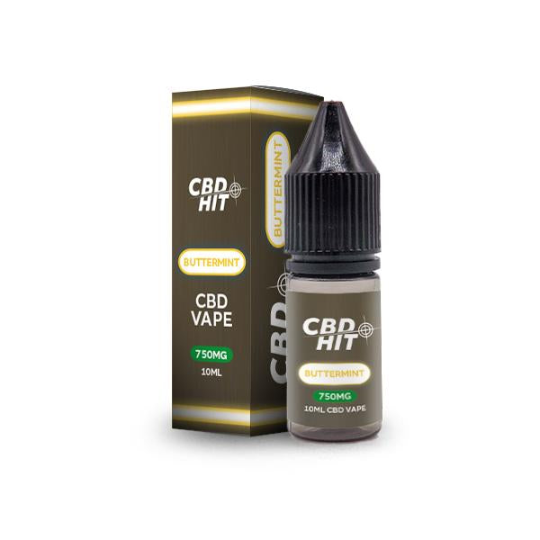 CBD Hit 750mg CBD Vaping Liquid 10ml (70PG/30VG)