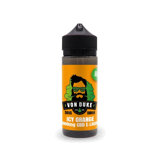 Von Duke 1000mg CBD Vaping Liquid 100ml (70PG/30VG)