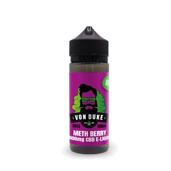 Von Duke 1000mg CBD Vaping Liquid 100ml (70PG/30VG)