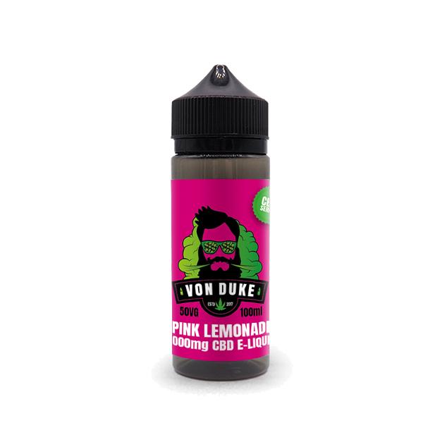 Von Duke 1000mg CBD Vaping Liquid 100ml (70PG/30VG)