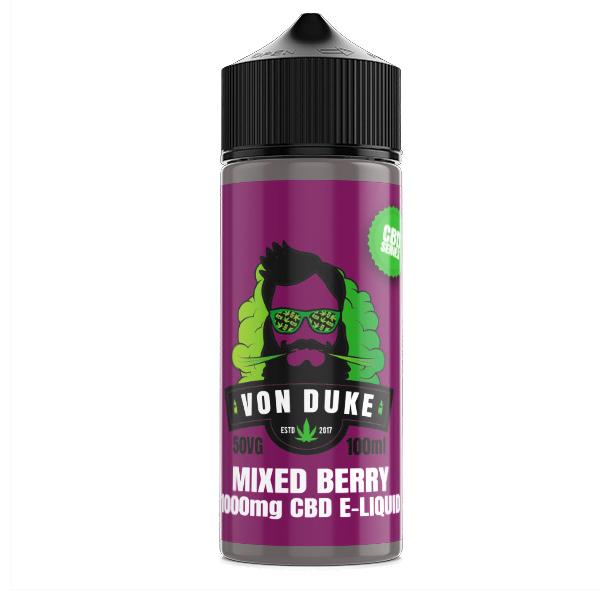 Von Duke 1000mg CBD Vaping Liquid 100ml (70PG/30VG)