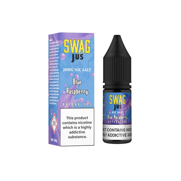 10mg Swag Jus 10ml Vapourless Nic Salts (50VG/50PG)