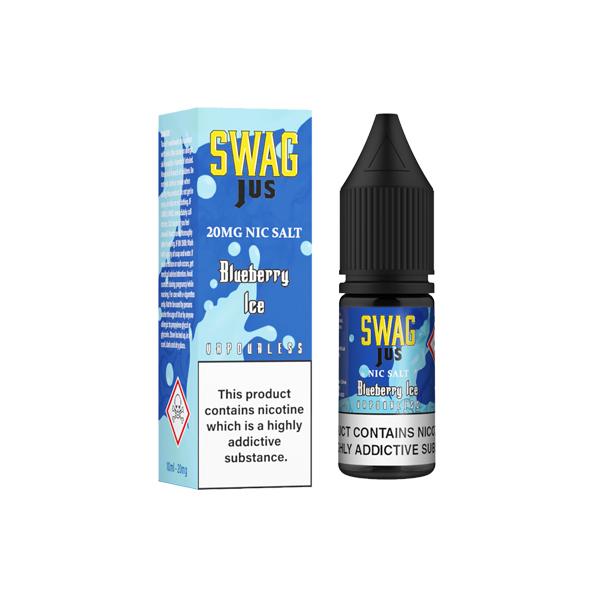 10mg Swag Jus 10ml Vapourless Nic Salts (50VG/50PG)