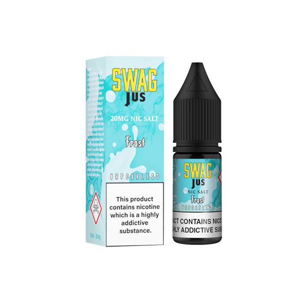 10mg Swag Jus 10ml Vapourless Nic Salts (50VG/50PG)