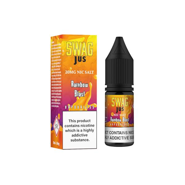 10mg Swag Jus 10ml Vapourless Nic Salts (50VG/50PG)