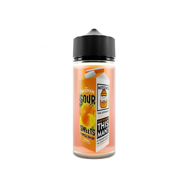 The Juiceman Sour 100ml Shorfill 0mg (70VG/30PG)