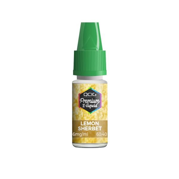 QCig Premium E-Liquids 10ml 6mg (60VG/40PG)