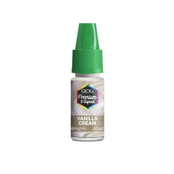 QCig Premium E-Liquids 10ml 6mg (60VG/40PG)