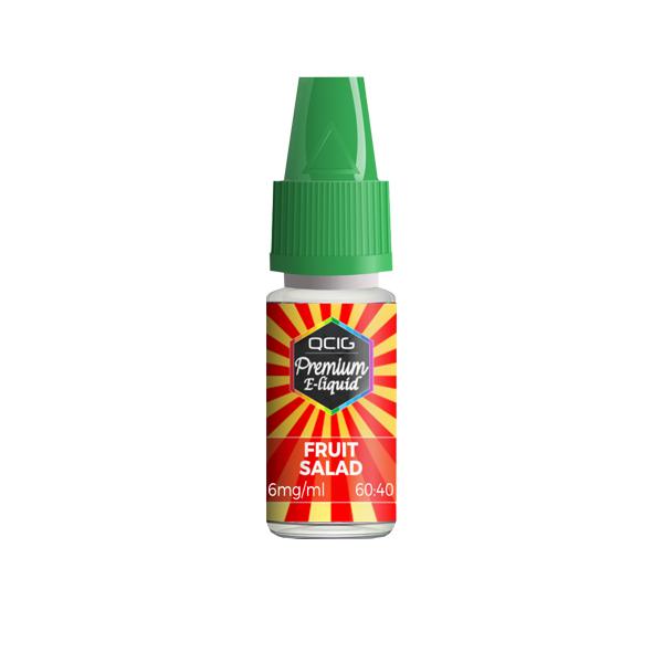 QCig Premium E-Liquids 10ml 6mg (60VG/40PG)