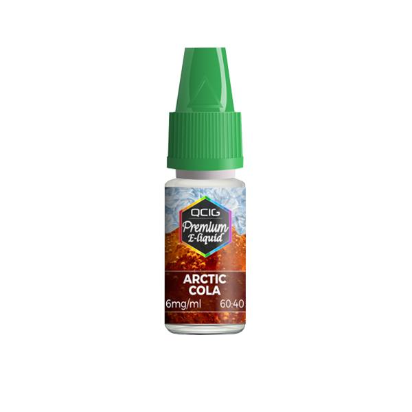 QCig Premium E-Liquids 10ml 6mg (60VG/40PG)