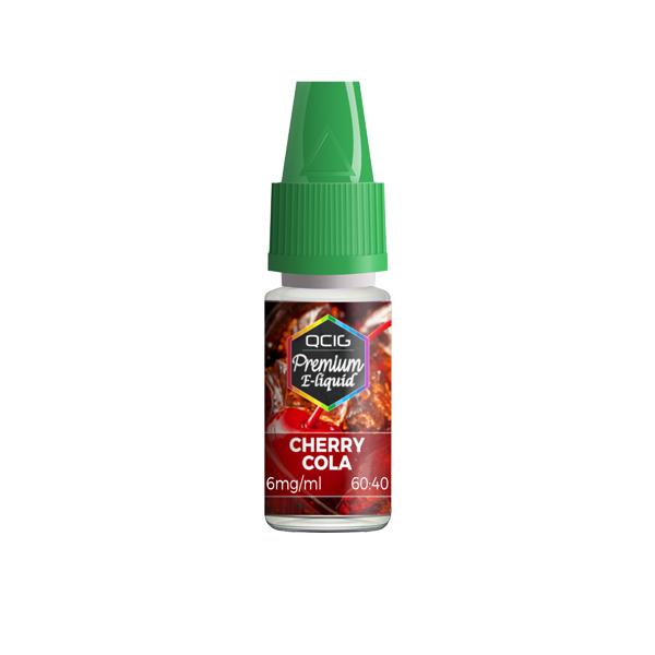 QCig Premium E-Liquids 10ml 6mg (60VG/40PG)