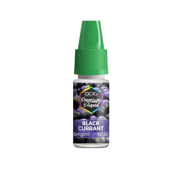 QCig Premium E-Liquids 10ml 6mg (60VG/40PG)