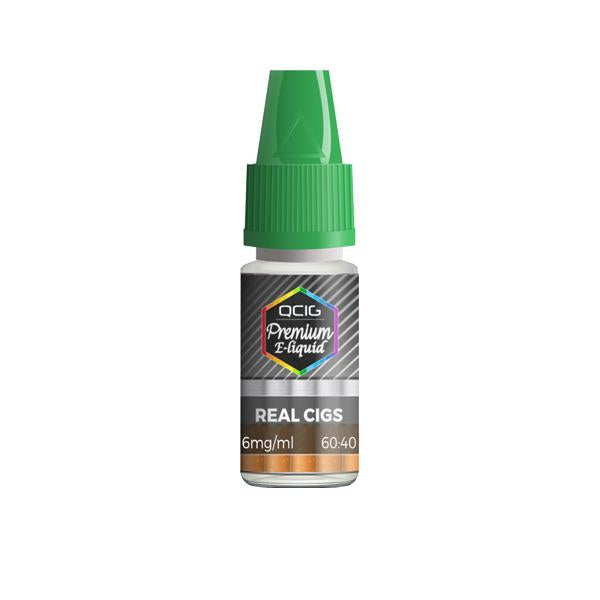 QCig Premium E-Liquids 10ml 6mg (60VG/40PG)