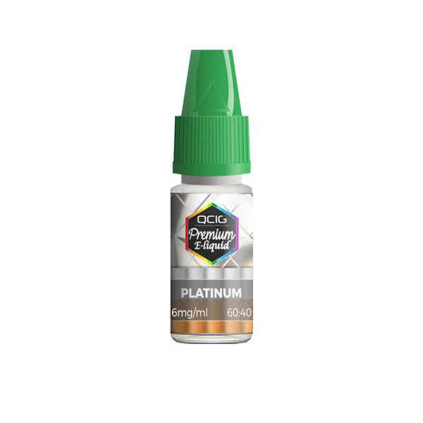 QCig Premium E-Liquids 10ml 6mg (60VG/40PG)