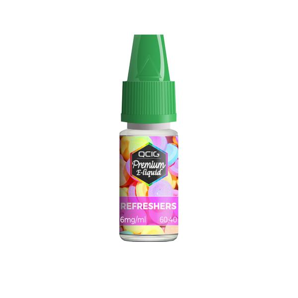 QCig Premium E-Liquids 10ml 6mg (60VG/40PG)