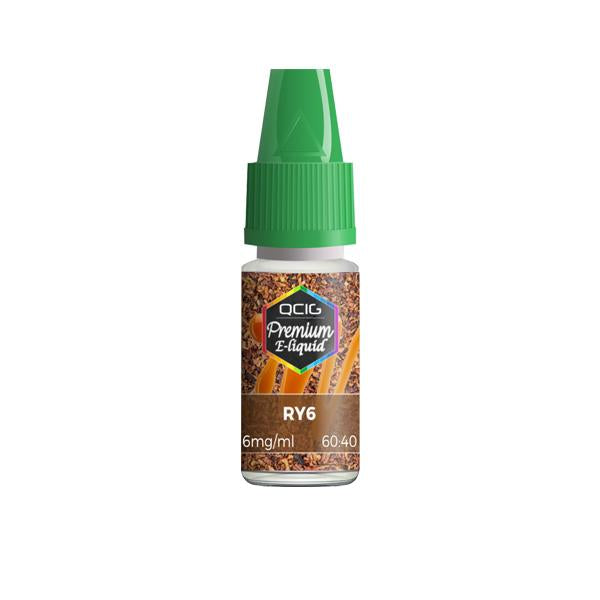 QCig Premium E-Liquids 10ml 6mg (60VG/40PG)