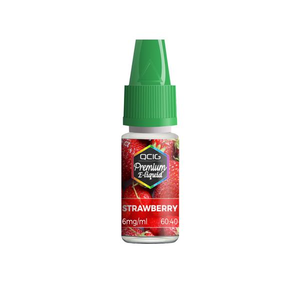 QCig Premium E-Liquids 10ml 6mg (60VG/40PG)