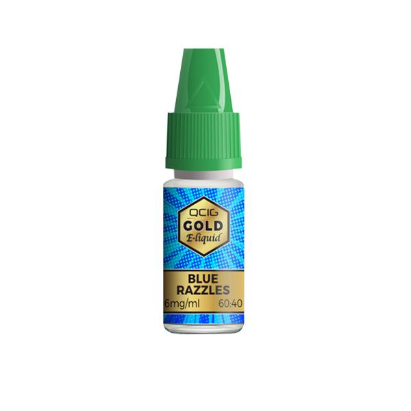 QCig Gold E-Liquids 10ml 18mg (60VG/40PG)