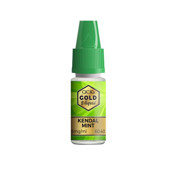 QCig Gold E-Liquids 10ml 12mg (60VG/40PG)